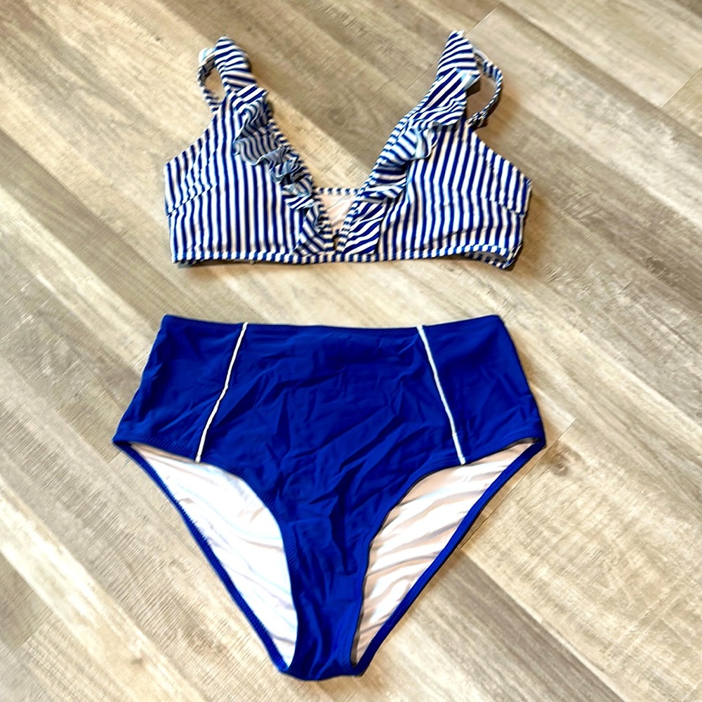 Sailors High Waisted Bikini